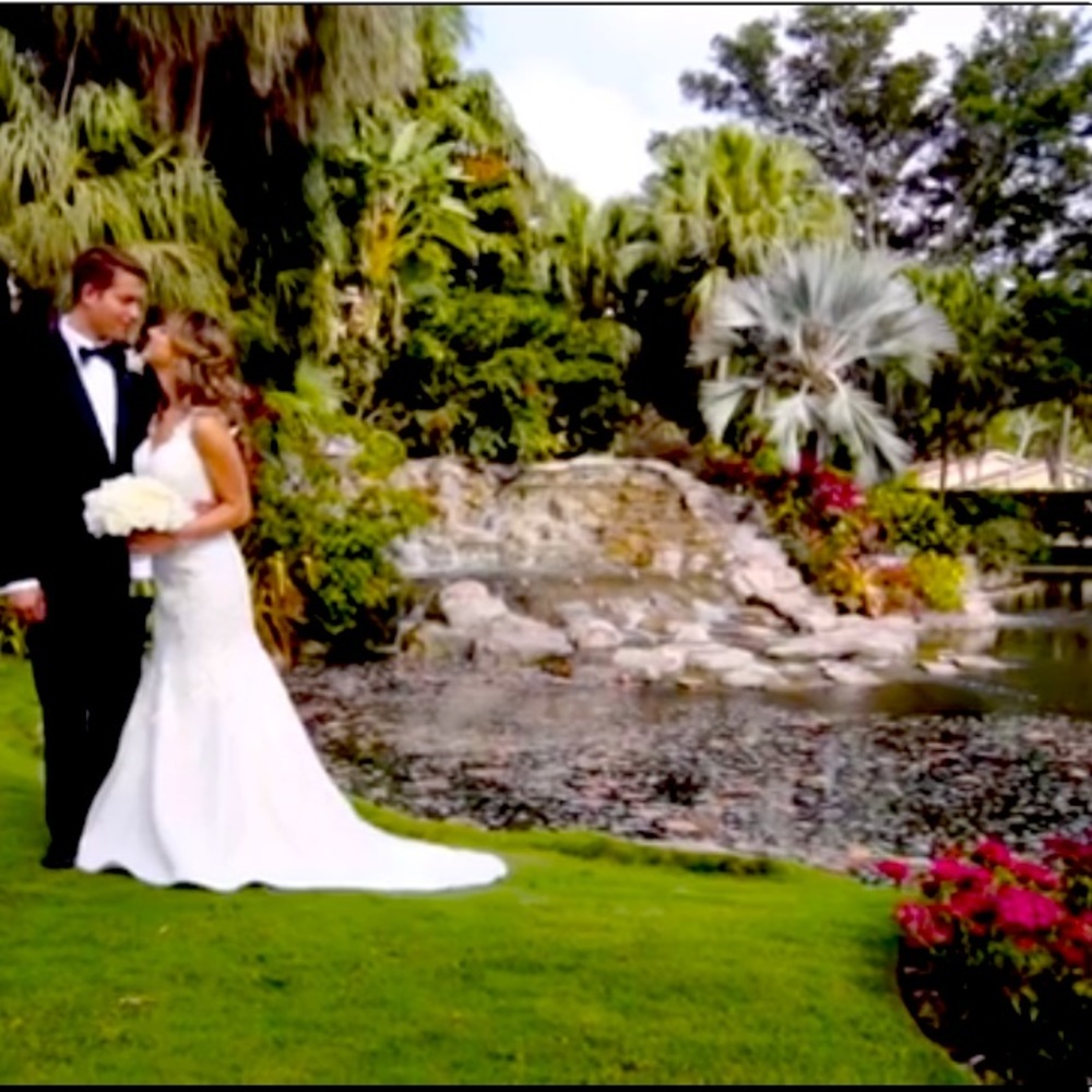 Professionally Cleaned & Preserved Wedding Dress - image 1